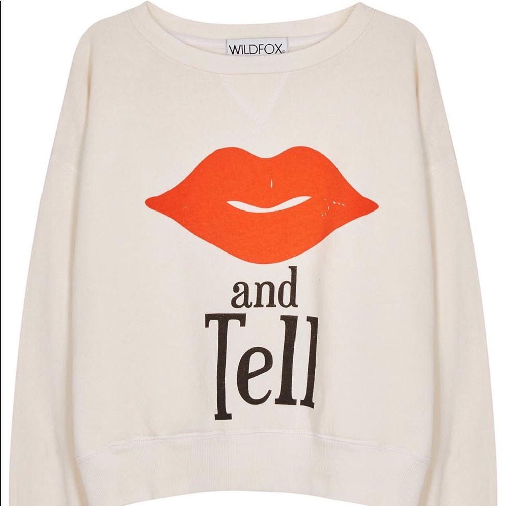 Wildfox Kiss and Tell sweatshirt